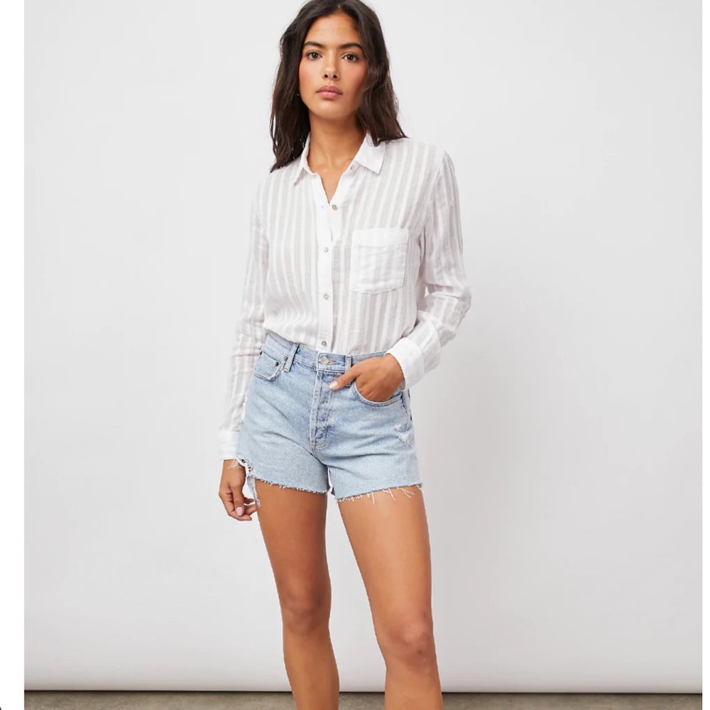 Rails Charli Button Down Business Casual Blouse W… - image 3